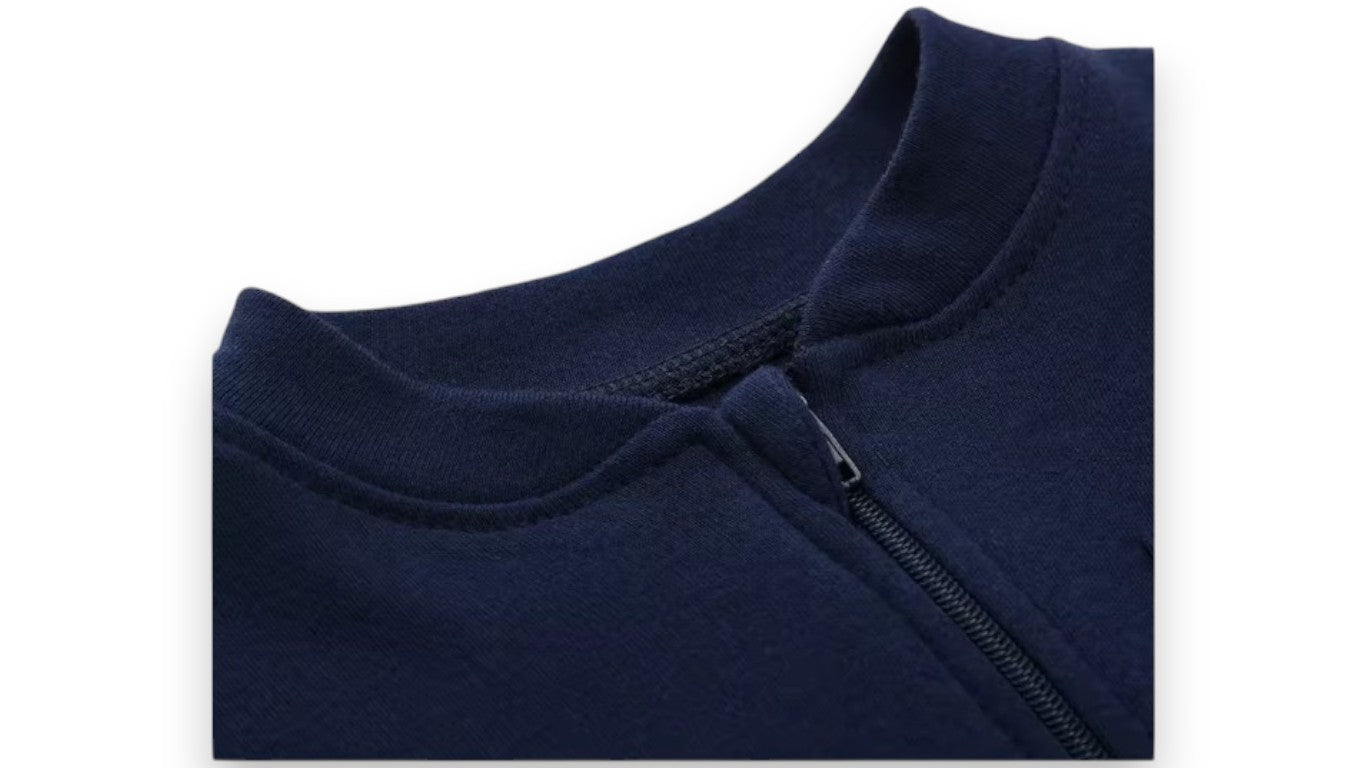 100% Baumwolle Neugeborenen Baby Overall – Einfarbiger Zipper Spielanzug mit Füßen für Jungen & Mädchen, Frühling Bodenkleidung in Verschiedenen Farben