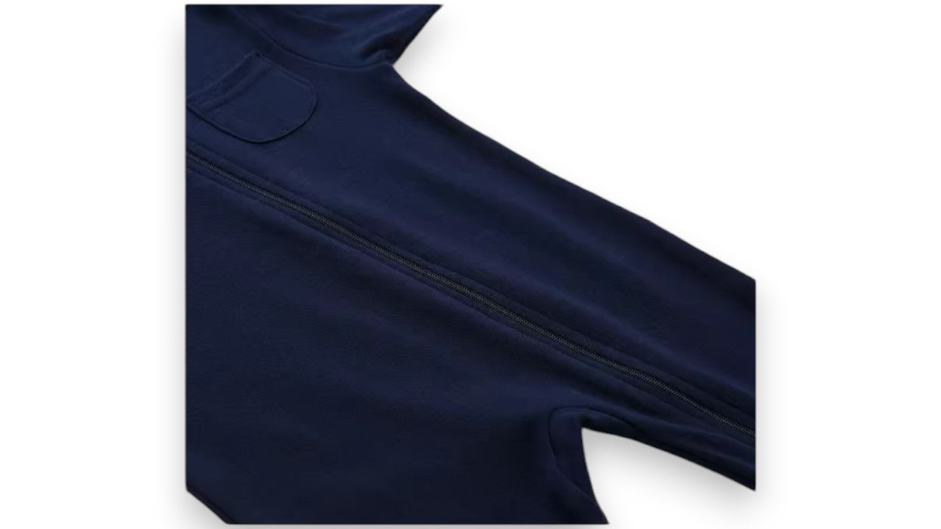 100% Baumwolle Neugeborenen Baby Overall – Einfarbiger Zipper Spielanzug mit Füßen für Jungen & Mädchen, Frühling Bodenkleidung in Verschiedenen Farben