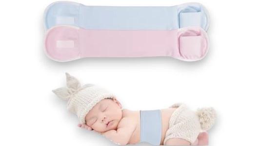 Baby Bauchband Heizkissen für Koliken & Blähungen – Beheizter Bauchwickel für Neugeborene, Lindert Gasbeschwerden & Beruhigt den Magen