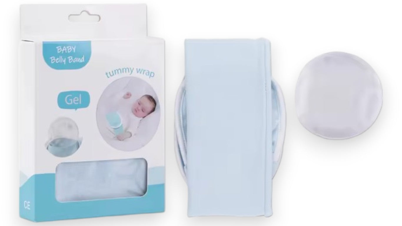 Baby Bauchband Heizkissen für Koliken & Blähungen – Beheizter Bauchwickel für Neugeborene, Lindert Gasbeschwerden & Beruhigt den Magen