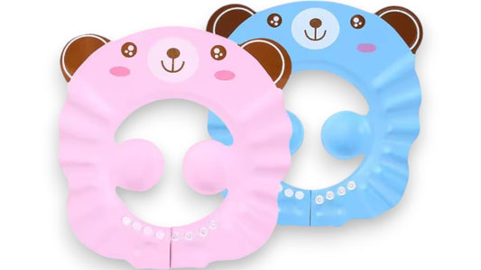 Baby Dusche Weiche Kappe – Verstellbare Haarwaschmütze für Kinder, Gehörschutz & Schutz vor Wasser für sicheres Baden