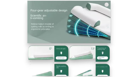 Baby Kawaii Anti-Spucken Milch Hang Kissen – Memory Foam, Leicht, Atmungsaktiv & Rutschfest für Neugeborene