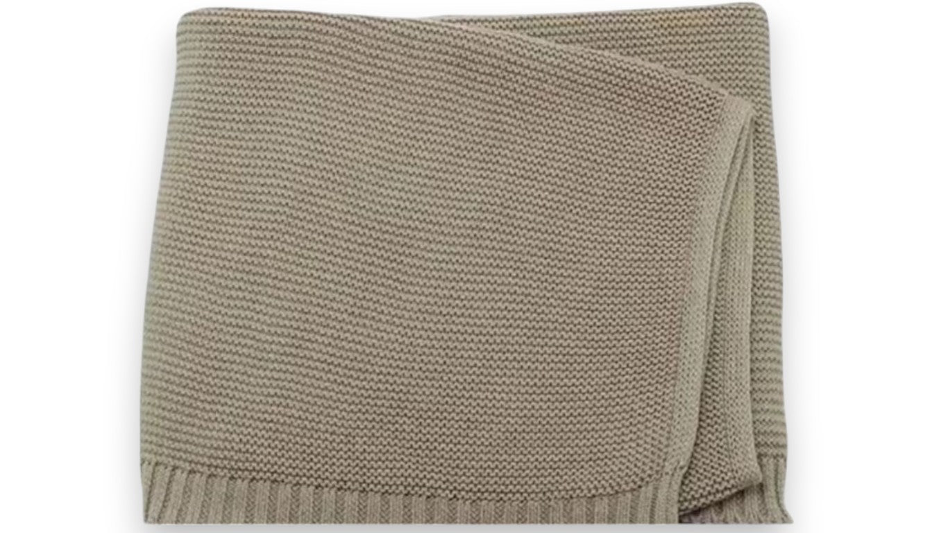 Personalisierte Baby Strickdecke aus Baumwolle – Warm, Hautfreundlich & Perfekt für Neugeborene